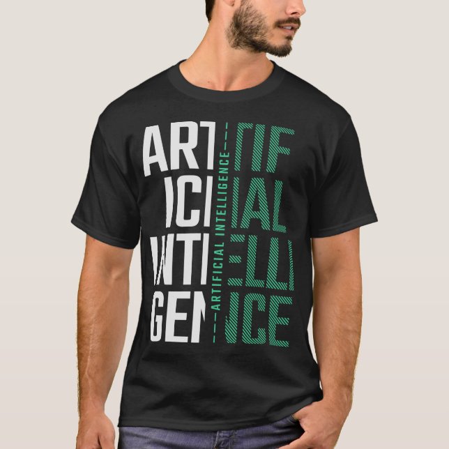 S2 artificiell intelligens AI (31) T Shirt (Framsida)