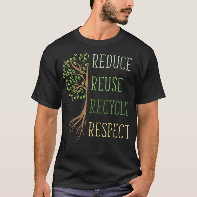 S2 Återvinning Återvinn (1) T Shirt (Framsida)