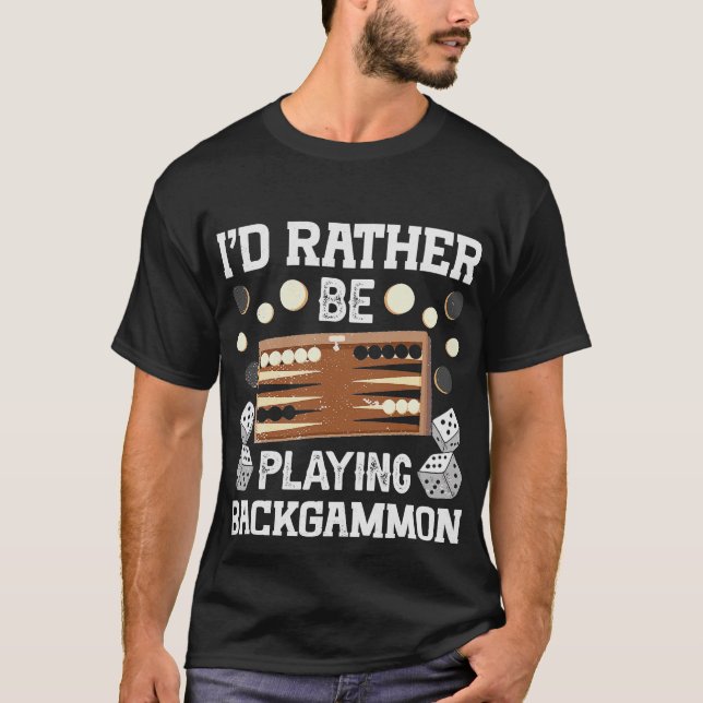 S2 Backgammon (103) T Shirt (Framsida)