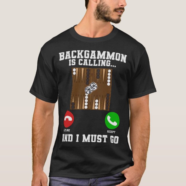 S2 Backgammon (111) T Shirt (Framsida)