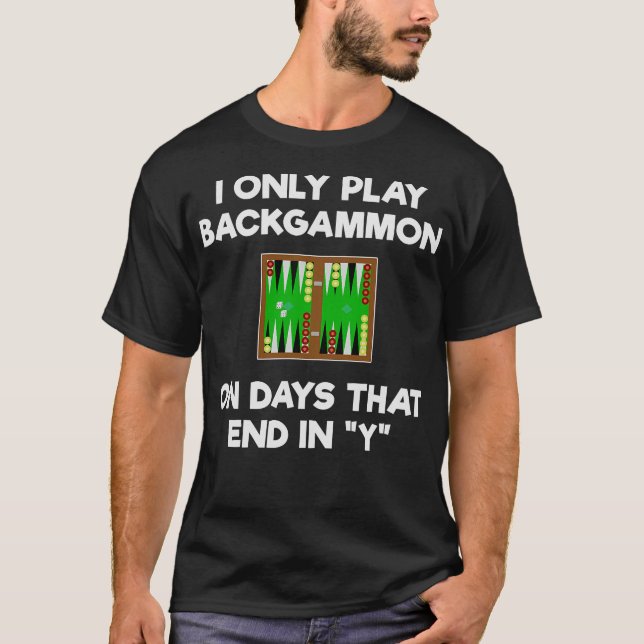 S2 Backgammon (15) T Shirt (Framsida)