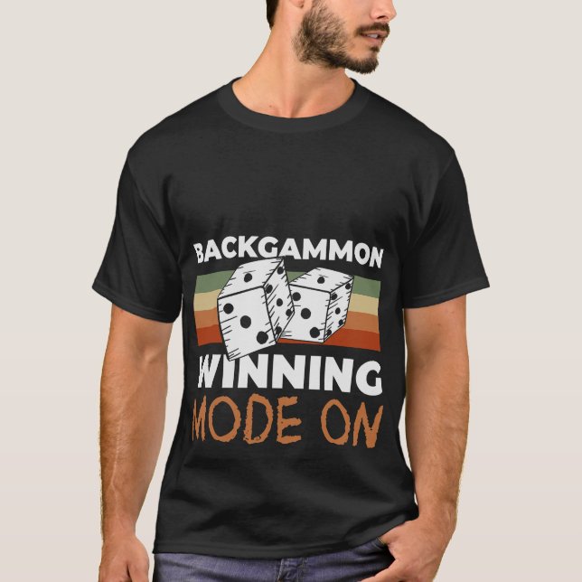 S2 Backgammon (80) T Shirt (Framsida)