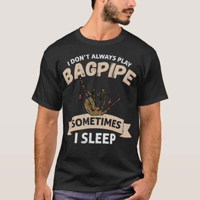 S2 Bagpipe Bagpipes Bagpiper (64) T Shirt (Framsida)