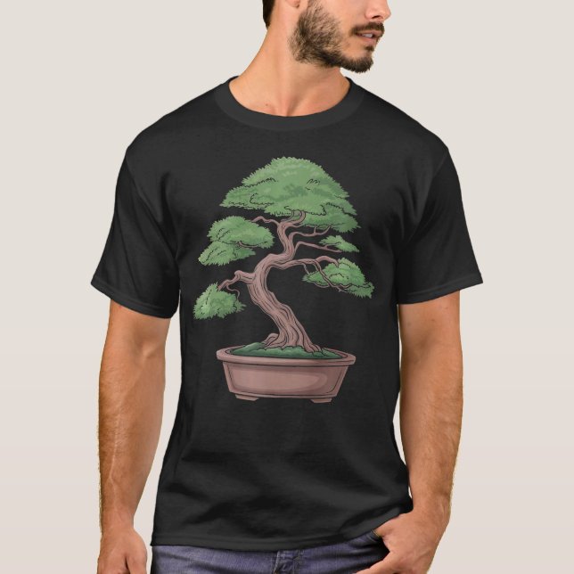 S2 Bonsai (83) T Shirt (Framsida)