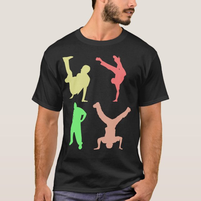 S2 Breakdans Breakdancer (44) T Shirt (Framsida)