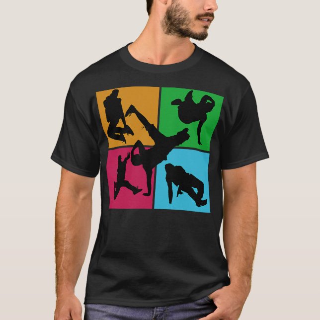 S2 Breakdans Breakdancer (77) T Shirt (Framsida)