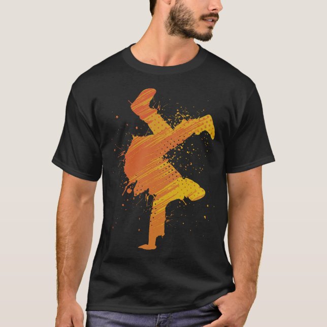 S2 Breakdans Breakdancer (81) T Shirt (Framsida)