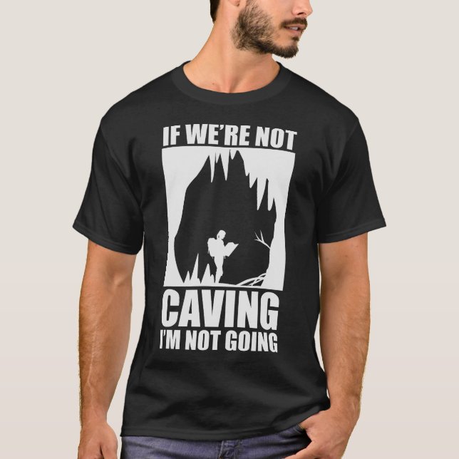 S2 Cave Caver Spelunking Speleology (118) T Shirt (Framsida)