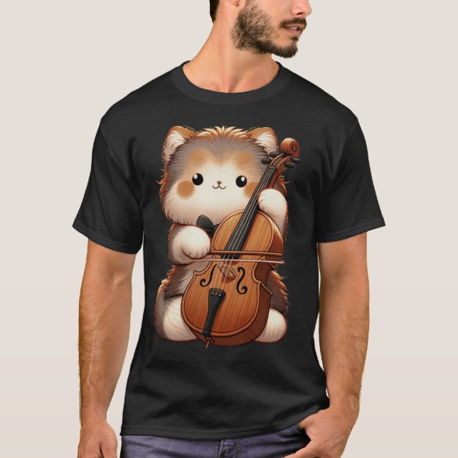 S2 Cello Cellist Cellin (139) T Shirt (Framsida)