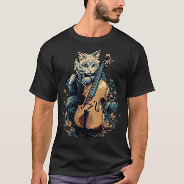 S2 Cello Cellist Cellin (140) T Shirt (Framsida)