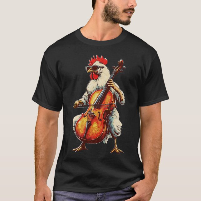 S2 Cello Cellist Cellin (150) T Shirt (Framsida)