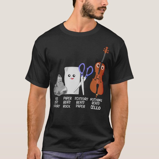 S2 Cello Cellist Cellin (157) T Shirt (Framsida)