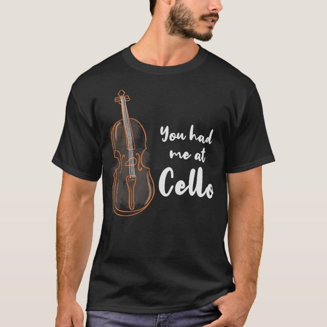 S2 Cello Cellist Cellin (186) T Shirt (Framsida)