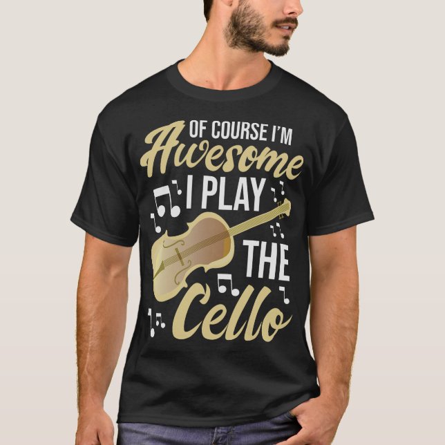 S2 Cello Cellist Cellin (188) T Shirt (Framsida)