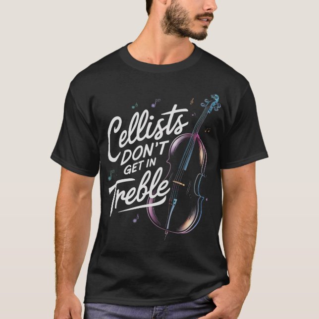 S2 Cello Cellist Cellin (2005) T Shirt (Framsida)