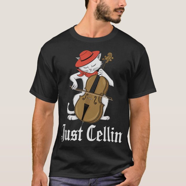 S2 Cello Cellist Cellin (2011) T Shirt (Framsida)