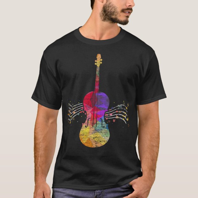 S2 Cello Cellist Cellin (20) T Shirt (Framsida)