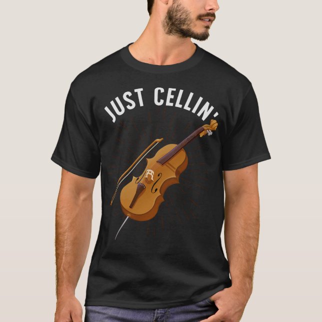 S2 Cello Cellist Cellin (43) T Shirt (Framsida)