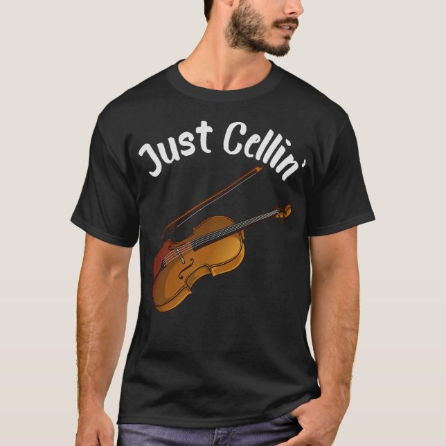 S2 Cello Cellist Cellin (46) T Shirt (Framsida)