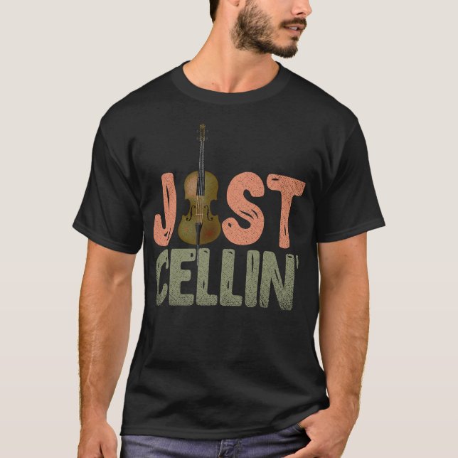 S2 Cello Cellist Cellin (49) T Shirt (Framsida)