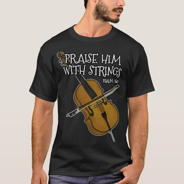 S2 Cello Cellist Cellin (74) T Shirt (Framsida)