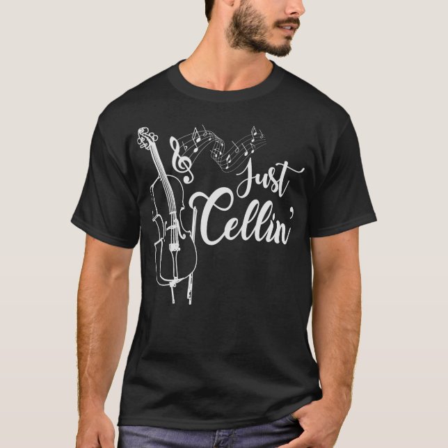 S2 Cello Cellist Cellin (81) T Shirt (Framsida)
