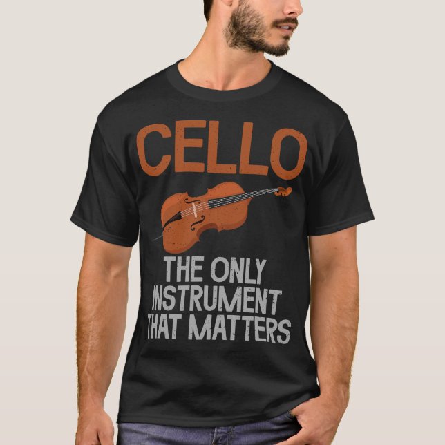 S2 Cello Cellist Cellin (87) T Shirt (Framsida)