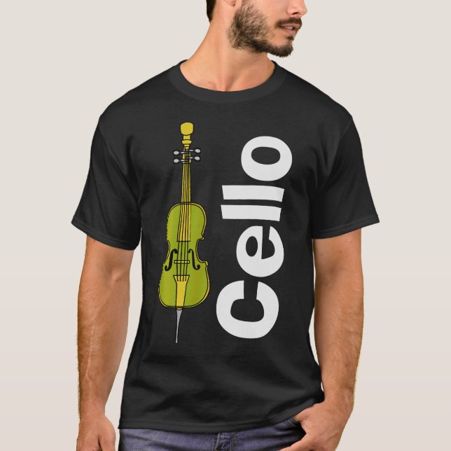 S2 Cello Cellist Cellin (98) T Shirt (Framsida)