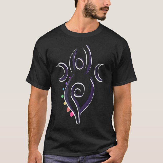 S2 Chakra Chakras Meditate Meditation (19) T Shirt (Framsida)