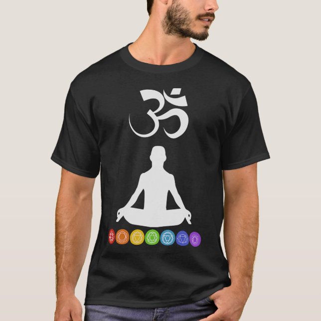 S2 Chakra Chakras Meditate Meditation (45) T Shirt (Framsida)