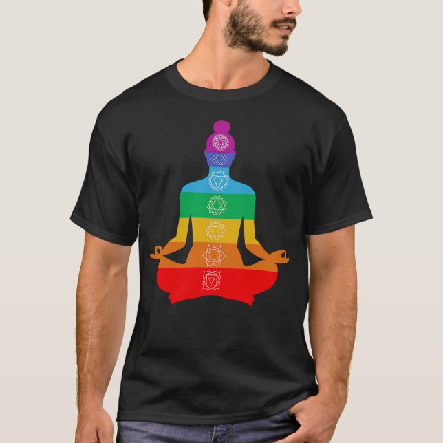 S2 Chakra Chakras Meditate Meditation (47) T Shirt (Framsida)