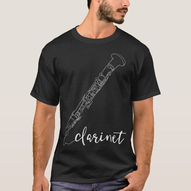 S2 Clarinet Clarinetist (108) T Shirt (Framsida)
