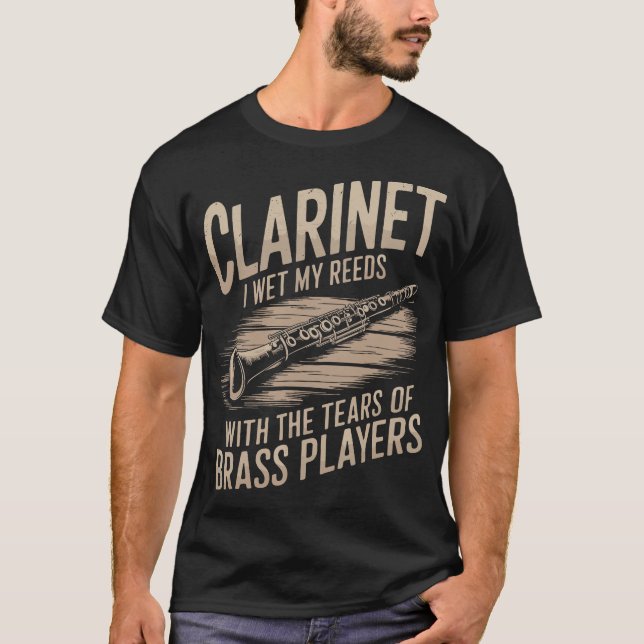 S2 Clarinet Clarinetist (12) T Shirt (Framsida)