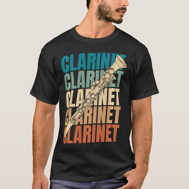 S2 Clarinet Clarinetist (133) T Shirt (Framsida)