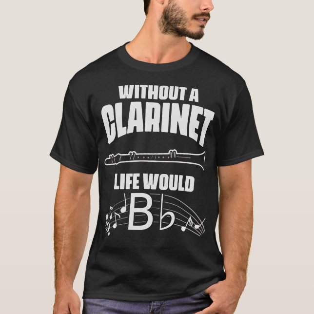 S2 Clarinet Clarinetist (138) T Shirt (Framsida)