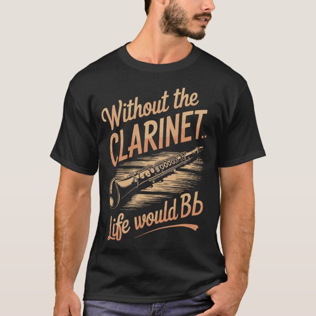 S2 Clarinet Clarinetist (18) T Shirt (Framsida)