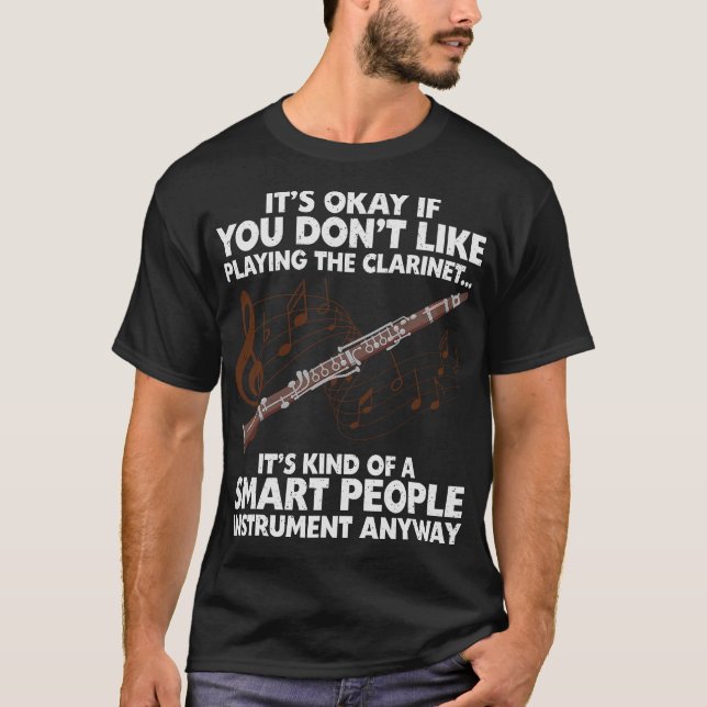 S2 Clarinet Clarinetist (48) T Shirt (Framsida)