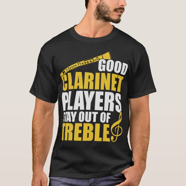 S2 Clarinet Clarinetist (65) T Shirt (Framsida)