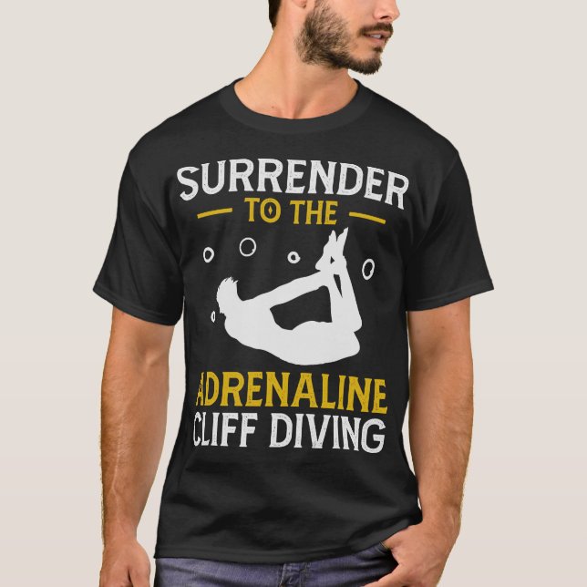 S2 Cliff Diving (100) T Shirt (Framsida)