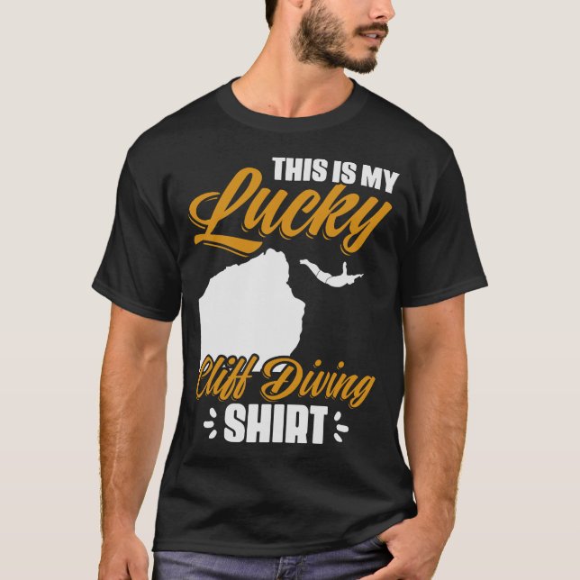 S2 Cliff Diving (40) T Shirt (Framsida)