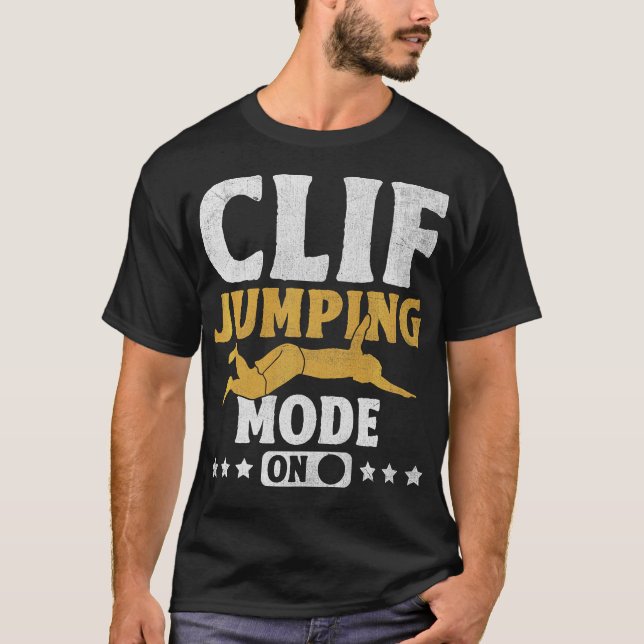 S2 Cliff Diving (44) T Shirt (Framsida)