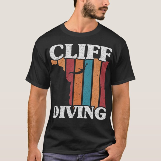 S2 Cliff Diving (76) T Shirt (Framsida)