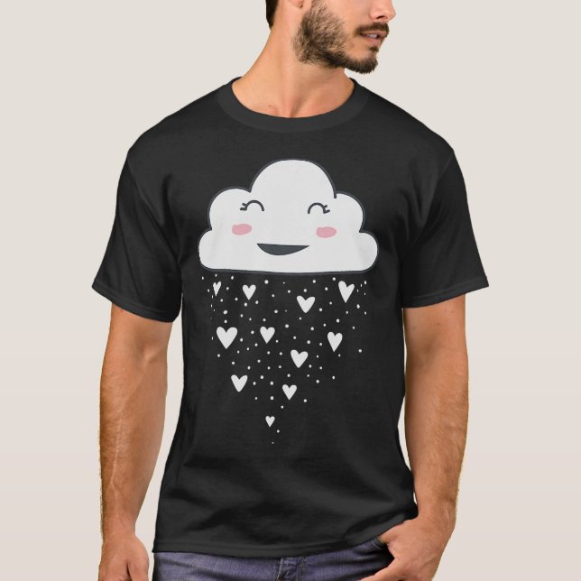 S2 Cloud Watching Cloud Watcher Watch Clouds (4) T Shirt (Framsida)