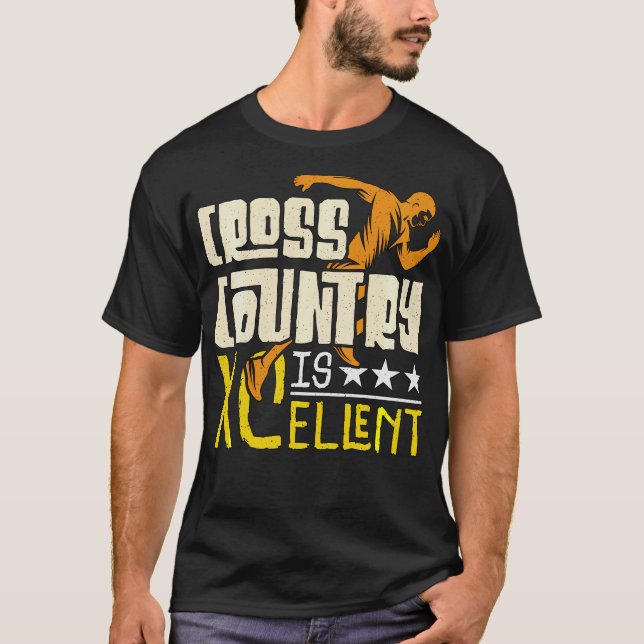 S2 Cross country körning XC (80) T Shirt (Framsida)