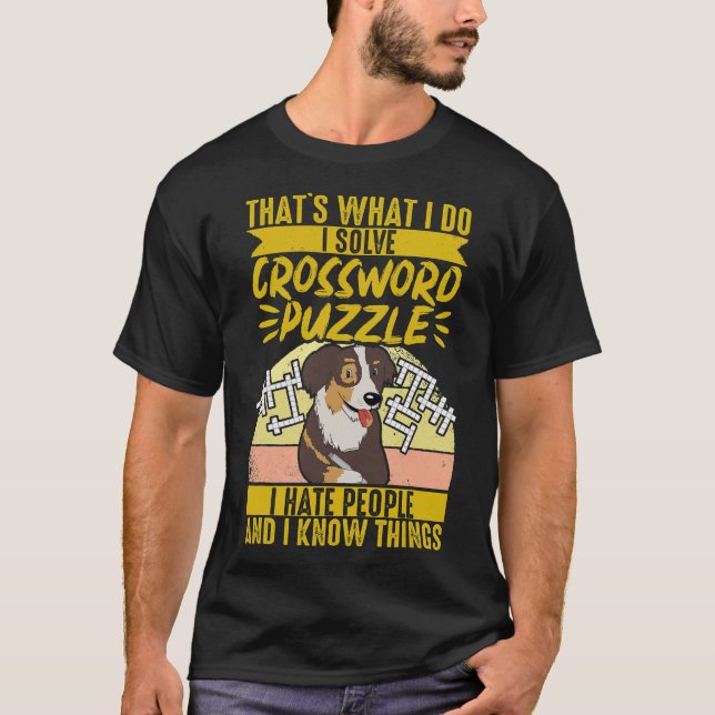 S2 Crossword Puzzles (26) T Shirt (Framsida)