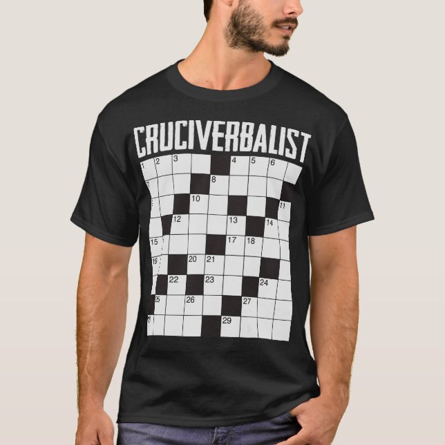 S2 Crossword Puzzles (29) T Shirt (Framsida)