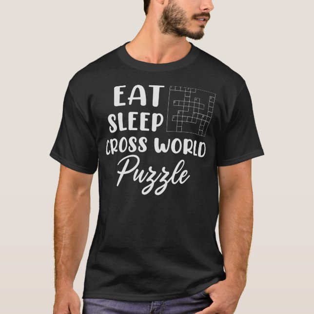 S2 Crossword Puzzles (30) T Shirt (Framsida)