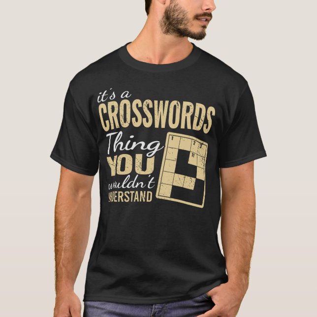 S2 Crossword Puzzles (52) T Shirt (Framsida)