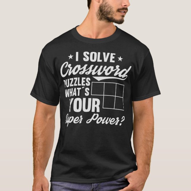 S2 Crossword Puzzles (58) T Shirt (Framsida)