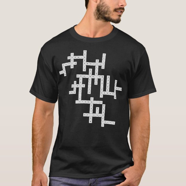 S2 Crossword Puzzles (67) T Shirt (Framsida)